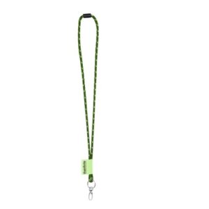 Lanyard cilindrico poliestere sublimazione con moschettone