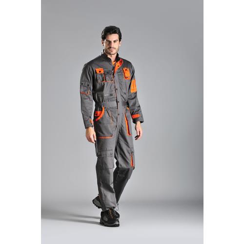 Tuta spazio sj grigio/arancio