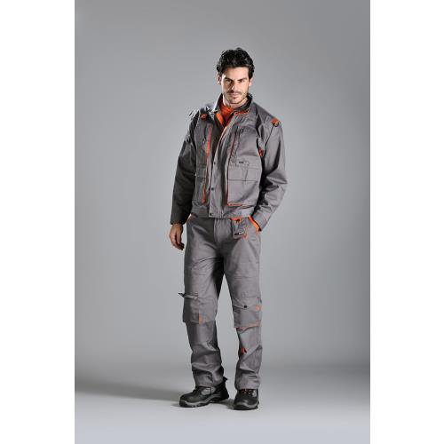 Pantalone spazio sj grigio/arancio