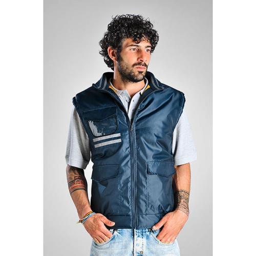 Gilet slow blu