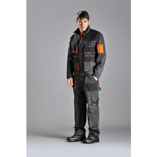 Pantalone eclisse sj grigio/nero