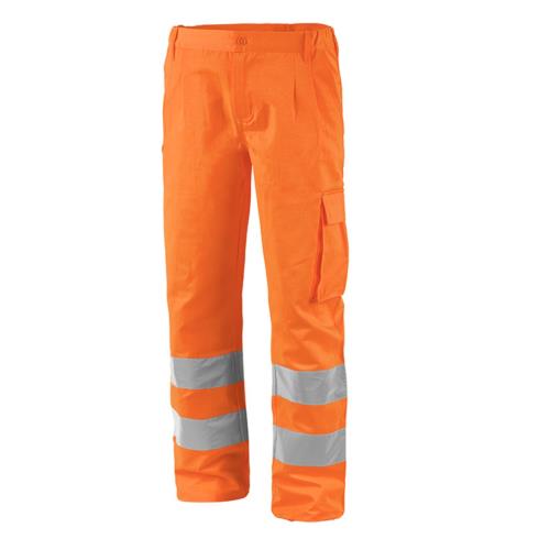 Pantaloni hv pol/cot + tasca