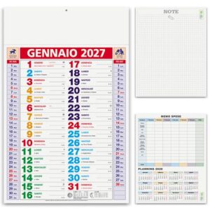 Olandese multicolor - olandese mensile 12 fogli