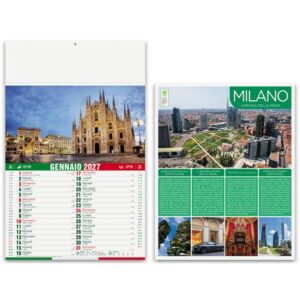 Citta' d'italia - illustrato mensile 12 fogli