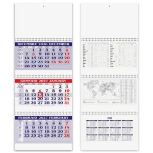 Spiral plus - calendario trittico 3 spirali