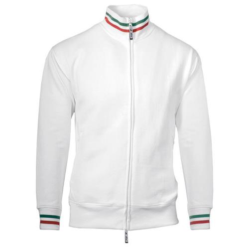 Tricolor spring - felpa con collo a lupetto tricolore