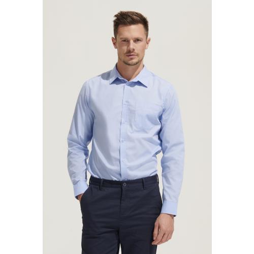 Camicia uomo popeline manica lunga baltimore fit