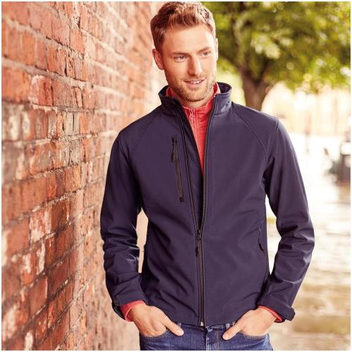 Giacca soft shell 92%p 8%e